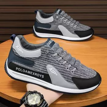 Мужские повседневные кроссовки, нескользящие, со шнуровкой, для ходьбы, дышащие, легкие, теннисные туфли, удобные, для занятий спортом на открытом воздухе, для бега, для работы, кроссовки для мужчин 39