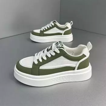 Мужские повседневные кроссовки, новые летние дышащие сетчатые мужские туфли, дышащие белые туфли, модные кроссовки на платформе 39