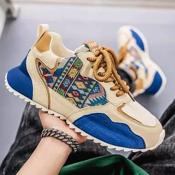 Мужские повседневные кроссовки с толстой подошвой, мужские кроссовки для бега, новинка, амортизирующие, противоскользящие, мужские туфли, теннис 39 чёрный