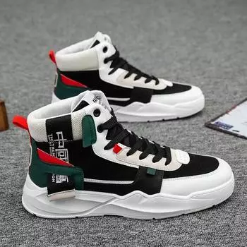 Мужские повседневные кроссовки Вулканизированные туфли на плоской подошве Теннисные кроссовки без шнуровки Прогулочная спортивная обувь Модные лоферы Кроссовки99 39 черный серый