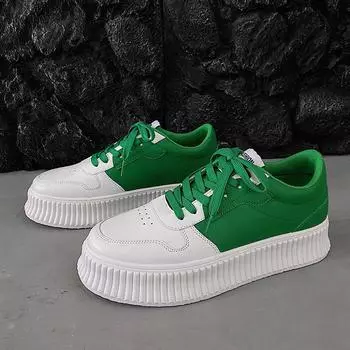 Мужские повседневные кроссовки, весна 2022, модные кроссовки с цветными блоками на шнуровке, мужская дорожная обувь 39 чёрный/белый