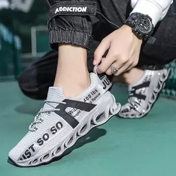 Мужские повседневные легкие кроссовки больших размеров, модная спортивная обувь для бега 48 белый