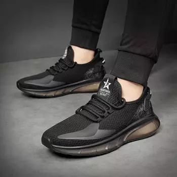 Мужские повседневные летающие тканые кроссовки, легкие кроссовки для ходьбы, нескользящие дышащие кроссовки для бега, спортивные кроссовки для тренировок, спортзала, бега трусцой для мужчин 38