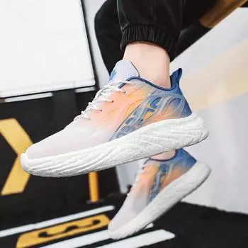 Мужские повседневные летние дышащие сетчатые модные теннисные кроссовки на мягкой подошве с платформой повседневные кроссовки для мужчин Tenis Femimino 35