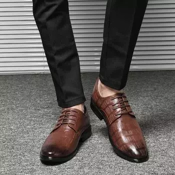 Мужские повседневные лоферы, кожаные нескользящие рабочие туфли для повара, прогулочные кроссовки без шнуровки, мужские удобные прогулочные кроссовки 37 чёрный