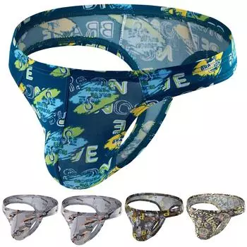 Мужские повседневные модные дышащие сексуальные трусики с низкой талией и трусами, нижнее белье L