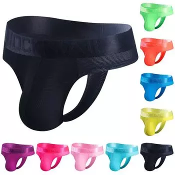 Мужские повседневные модные однотонные сексуальные трусы-стринги с подтяжкой ягодиц, дышащие трусы L