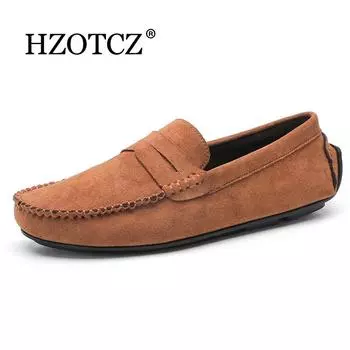 Мужские повседневные мокасины, обувь для вождения, удобные дышащие мокасины, мужская мода, высокое качество, мужские туфли на плоской подошве 41