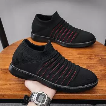 Мужские повседневные мокасины, удобная легкая обувь на плоской подошве, мокасины, итальянские дышащие мужские кожаные туфли без застежек 39