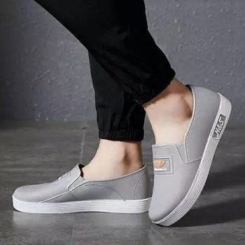 Мужские повседневные низкие нескользящие водонепроницаемые рабочие туфли модные тапочки для дождя мокасины на мягкой подошве 40-44