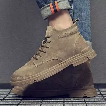 Мужские повседневные рабочие кроссовки Martin Boots 2025 — трендовая британская мода на осень 42