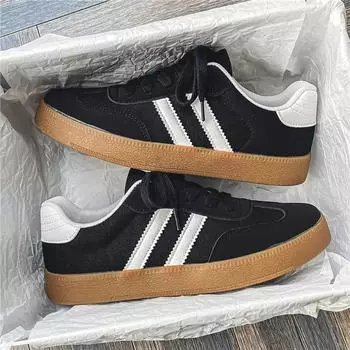 Мужские повседневные ретро немецкие кроссовки на шнуровке легкие удобные спортивные туфли на плоской подошве мужские кроссовки для скейтбординга 39 бежевый