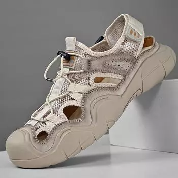 Мужские повседневные сандалии на открытом воздухе пляжные сандалии 39 серый