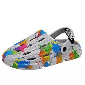 Мужские повседневные сандалии, удобная пляжная обувь, летние мужские тапочки на открытом воздухе 38 чёрный