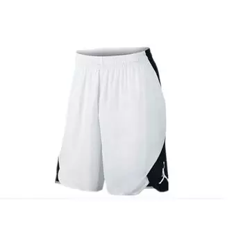 Мужские повседневные шорты прямого кроя с высокой талией Jordan Colorblock, белые 831349-100 L