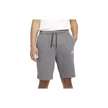 Мужские повседневные шорты с прямыми штанинами Nike Sportswear Club, однотонные, серые, BV2772-071 L