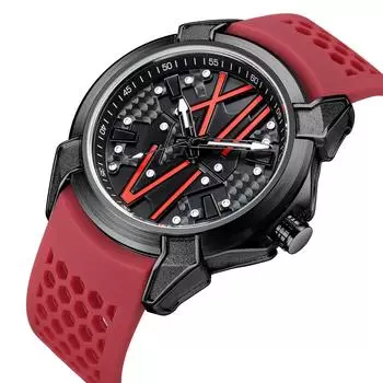 Мужские повседневные светящиеся мужские часы с силиконовым ремешком