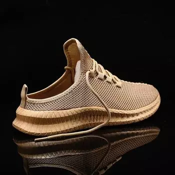 Мужские повседневные тапочки, легкие нескользящие дышащие сетчатые туфли, полутапочки, летние уличные мокасины, ленивая обувь для мужчин, Zapatillas 39 коричневый