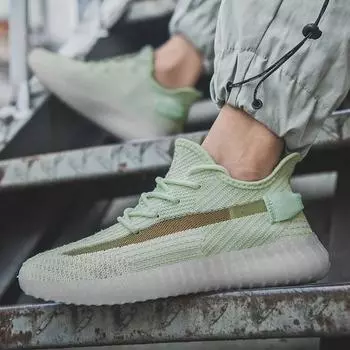 Мужские повседневные туфли Coconut — стильные плетеные спортивные кроссовки для молодежи и студентов 43