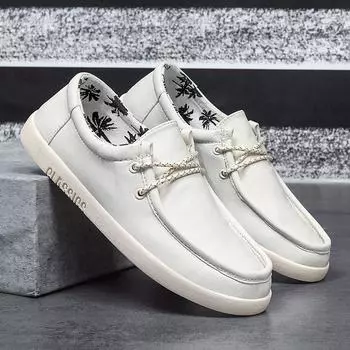 Мужские повседневные туфли из кожи ручной работы на шнуровке, мягкие мужские мокасины для отдыха, прогулок и вождения, горячая распродажа, мужские кроссовки, обувь на плоской подошве для ходьбы 39 чёрный