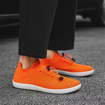 Мужские повседневные туфли на плоской подошве для женщин с широкими ладонями для вождения, черные туфли для пар, красные, синие, хаки, оранжевые туфли, большой размер EU: 39 чёрный