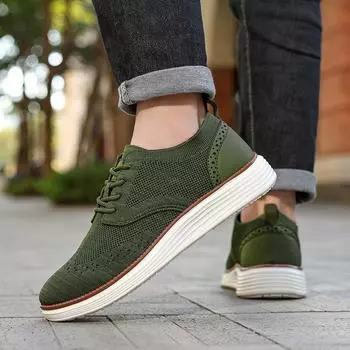 Мужские повседневные туфли на плоской подошве с широкими ладонями, летние туфли цвета хаки для вождения, синие туфли для пары, большие размеры EU: 39 чёрный