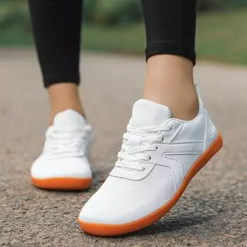 Мужские повседневные туфли на плоской подошве с широкими ладонями, белые туфли для вождения, черные туфли для ходьбы, обувь для йоги и фитнеса, большие размеры EU: 39 чёрный