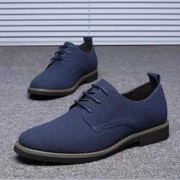Мужские повседневные туфли Oxford Suede на шнуровке синие туфли на плоской подошве для мужчин роскошные мокасины лоферы мужские туфли Zapatos Para Hombre 39-48 39 чёрный