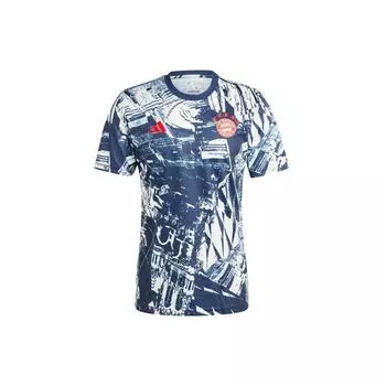 Мужские предматчевые майки Adidas Fc Bayern Deep-Indigo IQ0614 S