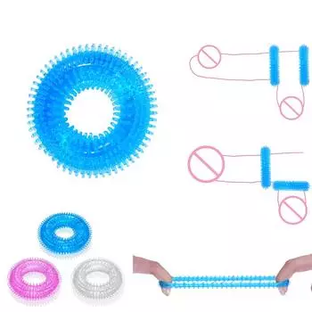 Мужские продукты задерживают преждевременные кристаллы с замковым кольцом, игрушки для мужчин