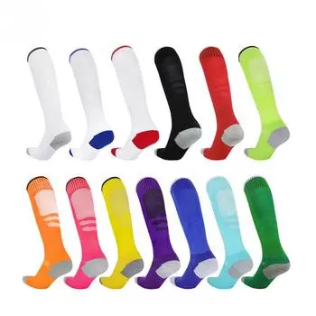 Мужские профессиональные футбольные носки с высокой трубкой, мужские спортивные носки с полотенцесушителем, детские дышащие длинные носки до колена children s