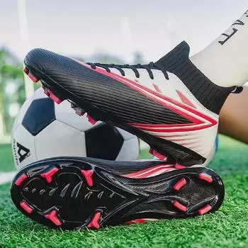 Мужские профессиональные кроссовки для футбола с высоким верхом - детские бутсы World Cup Falcon 37