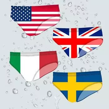 Мужские профессиональные плавки большого размера - удобный сексуальный купальник для мужчин среднего возраста S