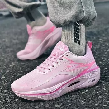 Мужские профессиональные тренировочные кроссовки EVA 2025 года, дышащие, на плоской подошве, спортивная обувь, популярные парные кроссовки для тенниса 2025 года, большой размер 35 розовый