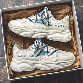 Мужские прогулочные кроссовки, новая дышащая повседневная обувь с сеткой для мужчин, удобная спортивная обувь, нескользящая, износостойкая 39 чёрный