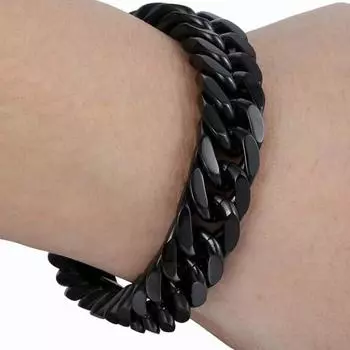 Мужские простые браслеты-цепочки из нержавеющей стали с кубинскими звеньями для женщин, унисекс, ювелирные изделия на запястье, подарки 8mm-22cm