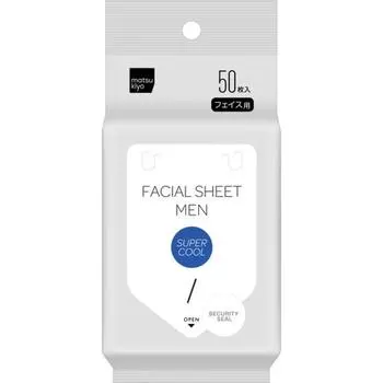 MatSukiyo Men S Facial SheetS Super Cool 50 SheetS