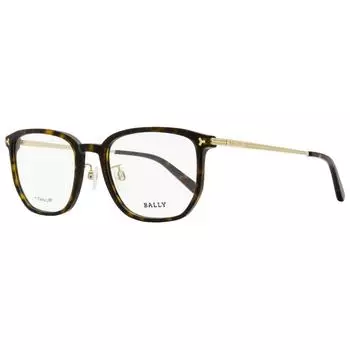 Мужские прямоугольные титановые очки Bally By5069h 052 Dark Havana 54 мм 052