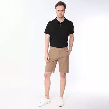 Мужские прямые шорты Madrid светло-коричневые