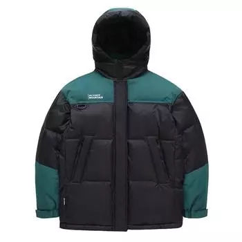 Мужские пуховики зимние теплые ветрозащитные универсальные короткие пуховые парки с капюшоном M белый