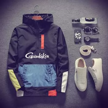 Мужские пуловеры больших размеров, куртки для активного отдыха, рыбалки, модные, на молнии, новые, с капюшоном, цветные, трендовые, с длинным рукавом M