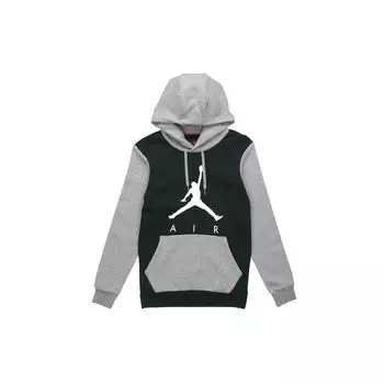 Мужские пуловеры с капюшоном Jordan Jumpman AJ Big Logo, серые и черные CK1349-010 M