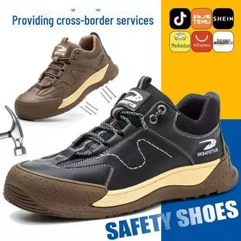 Мужские рабочие ботинки Four Seasons Breathable 6KV Insulated Non-Slip Anti-Smash Safety