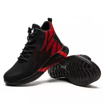 Мужские рабочие ботинки Holfredterse High Top со стальным носком, противоударные, легкие, дышащие, распродажа -22 37