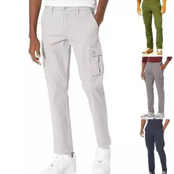 Мужские рабочие брюки Повседневные брюки Новые повседневные брюки Широкие брюки Мужские брюки большого размера M