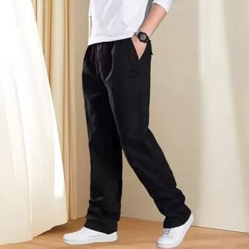 Мужские рабочие брюки с карманами, свободные брюки-карго с широкими штанинами, однотонные хлопковые тонкие износостойкие брюки, уличные брюки для походов на открытом воздухе, кемпинга XL серый