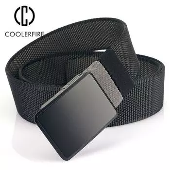 Мужские ремни нейлоновые лямки двусторонний тактический ремень в стиле милитари холст повседневная ткань вращающаяся пряжка джинсы армейский пояс HB093 100cm чёрный/темно-серого