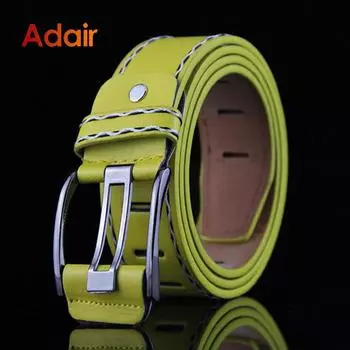 Мужские ремни, винтажная пряжка с пряжкой, сплошной цвет, модный тренд, высокое качество, мужской ремень, мужской роскошный брендовый рабочий ремень DT047 110cm белый