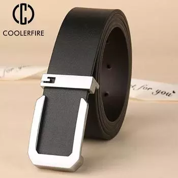 Мужские ремни высокого качества из натуральной кожи, модные дизайнерские ремни для бизнеса, роскошные повседневные брендовые поясные ремни для мужчин, ремешок HQ239 110cm чёрный