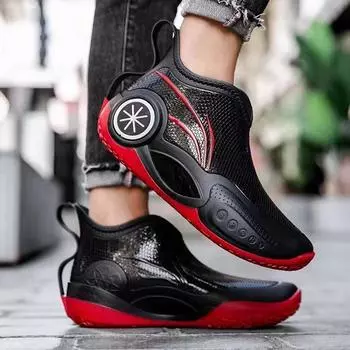 Мужские резиновые сапоги для рыбалки на открытом воздухе, модные нескользящие водонепроницаемые резиновые сапоги для работы на кухне в помещении, резиновые сапоги для мойки автомобиля 36